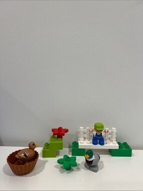 LEGO DUPLO Forest Farm Animals - Duck family - Toddler Toy